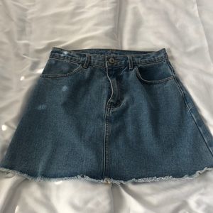 jean skirt